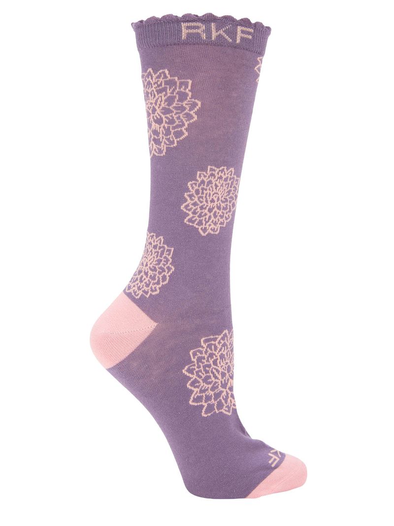 Calcetin Bambú Mujer St Dalia Morado Rockford