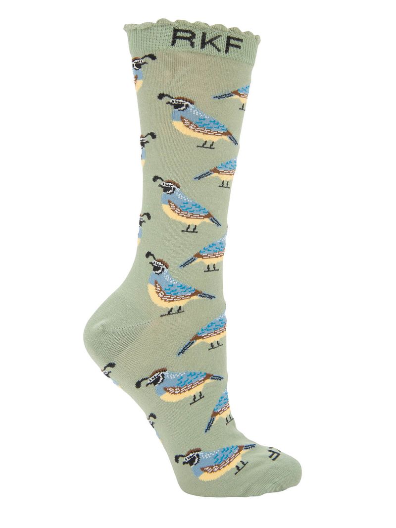 Calcetin Bambú Mujer St Codorniz Verde Rockford