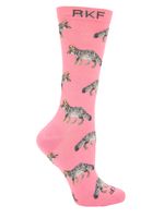 Calcetin Bambú Mujer Fox Rosado Rockford