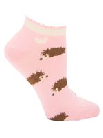 Calcetin Bambú Mujer Ped St Porcup Rosado Rockford