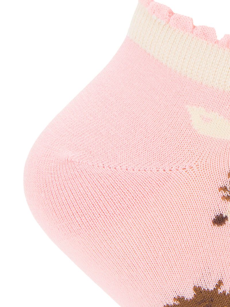 Calcetin Bambú Mujer Ped St Porcup Rosado Rockford