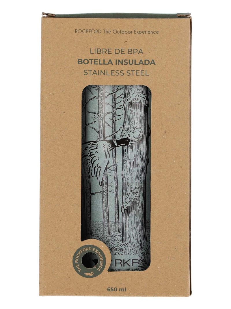 Botella Acero Unisex Rkf Forest Bottle Verde Rockford