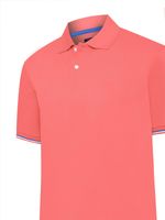 Polera Algodón Pima Hombre Mitchell Naranjo Rockford