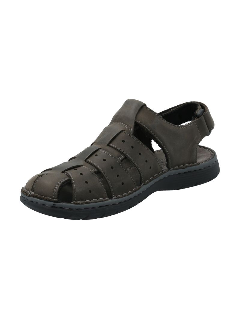 Sandalia Cuero Hombre Riqui Gris Rockford