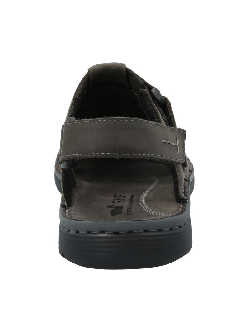 Sandalia Cuero Hombre Riqui Gris Rockford
