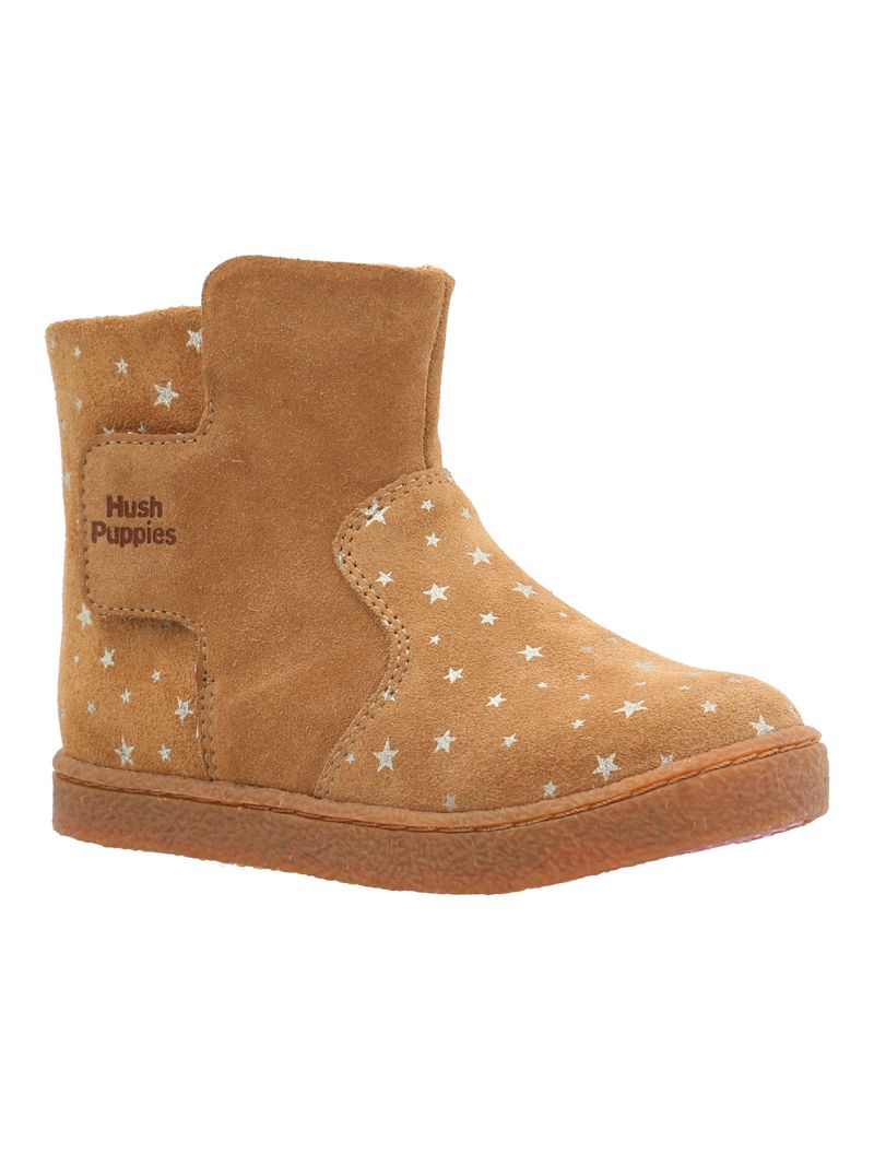 Bota Gamuza Niña Bonnie Café