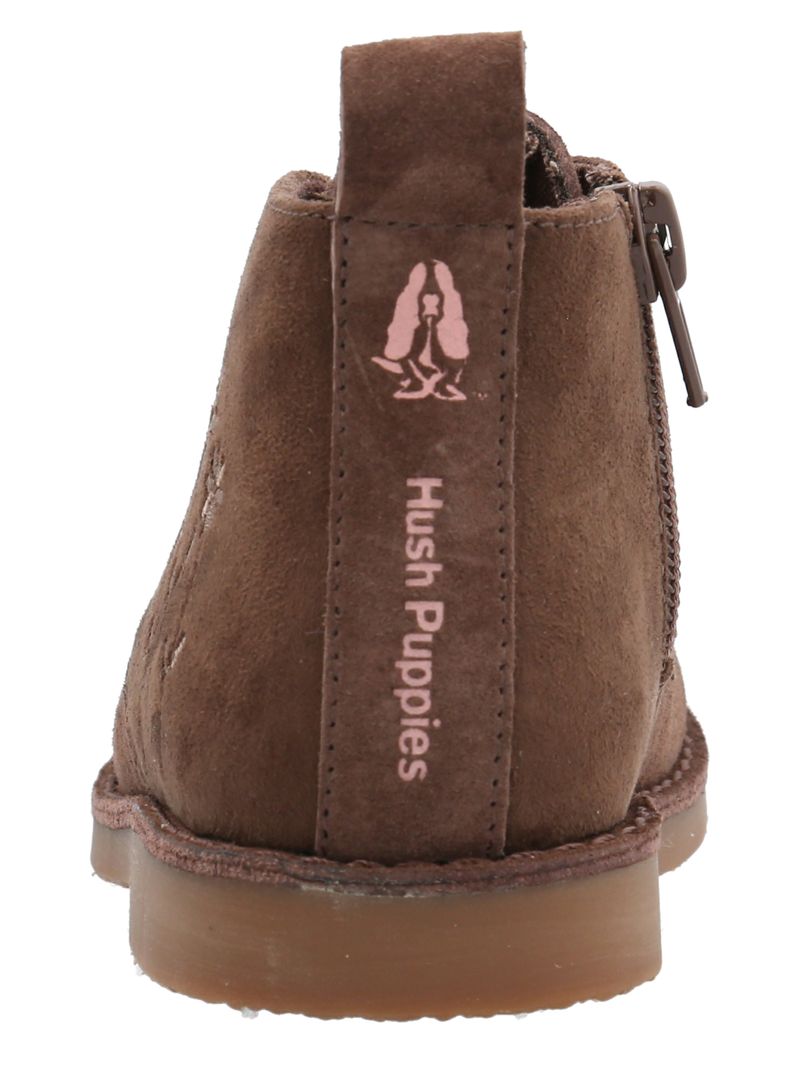 Botín Cuero Niña Mandy Café