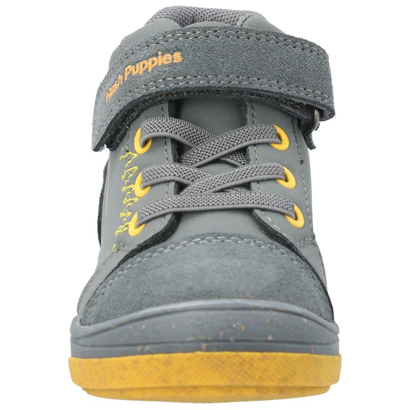 Botín Cuero Niño Broke  Gris