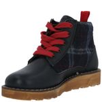 Botín Cuero Niño Fallbroke Azul