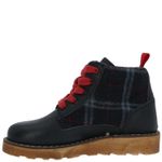 Botín Cuero Niño Fallbroke Azul