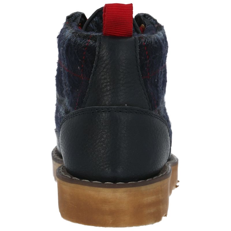 Botín Cuero Niño Fallbroke Azul