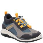 Zapatilla Cuero Niño Fastland Azul