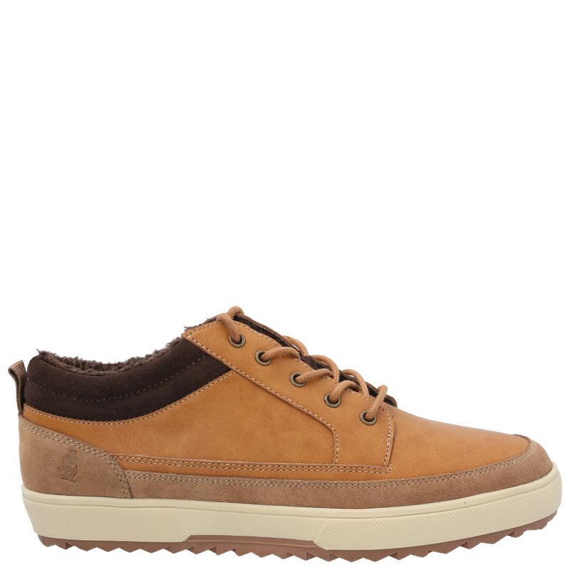 Zapatilla Cuero Niño Slalom Low Café