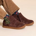 Botín Gamuza Niño Piombino Café