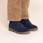 Botín Cuero Niño New Safari-K Azul