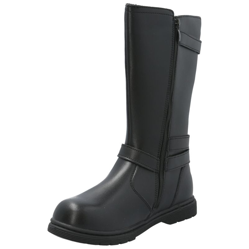 Bota Cuero Niña Lynox  Negro