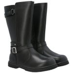 Bota Cuero Niña Lynox  Negro