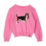 Chaleco Niña Basset Rosado