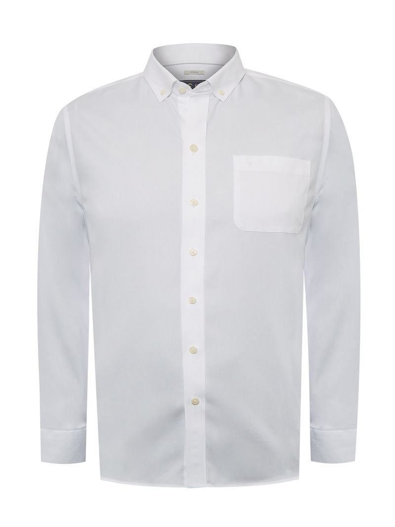 Camisa Algodón Hombre Farifax Blanco Rockford