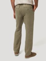 Pantalón Lino Orgánico Hombre Lisbon Verde Rockford