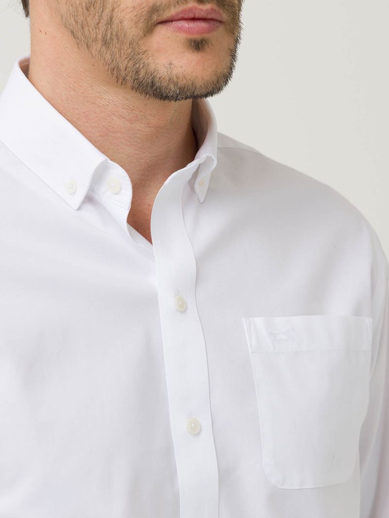 Camisa Algodón Hombre Farifax Blanco Rockford