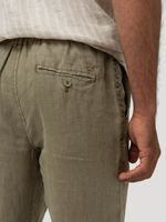 Pantalón Lino Orgánico Hombre Lisbon Verde Rockford