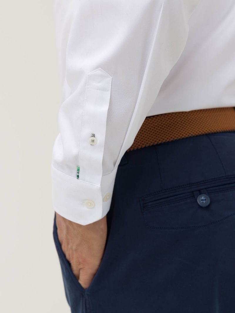 Camisa Algodón Hombre Farifax Blanco Rockford