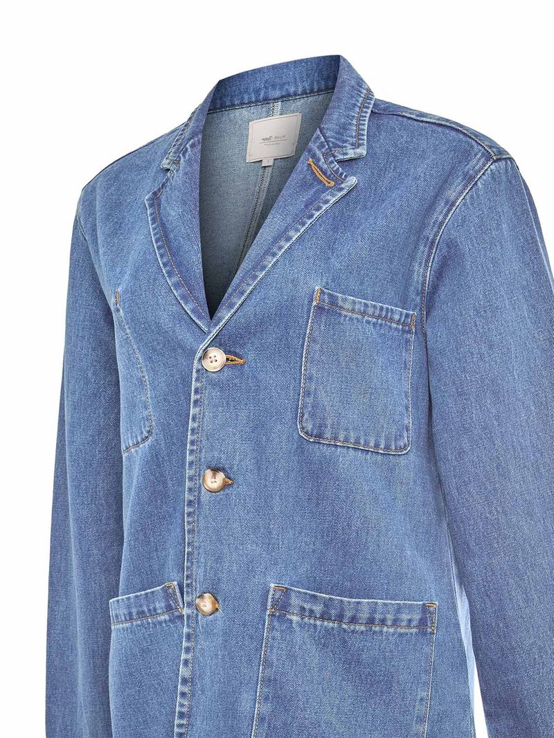 Chaqueta Algodón Mujer Lime Azul Rockford