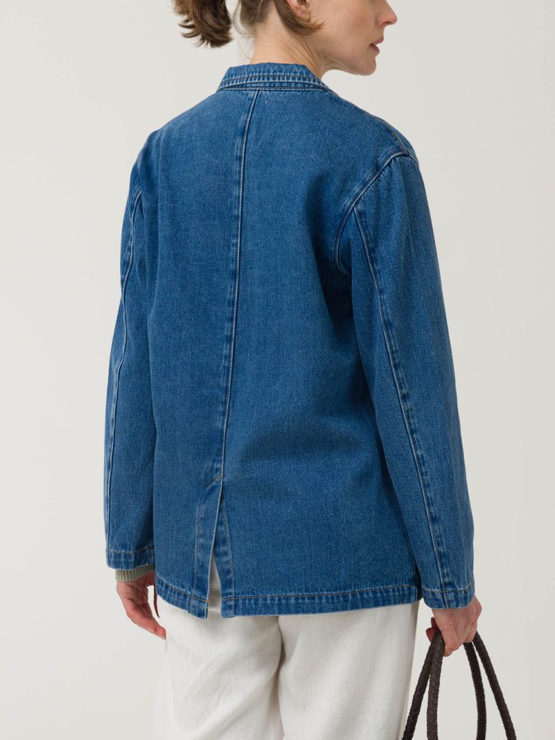 Chaqueta Algodón Mujer Lime Azul Rockford