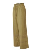 Pantalón Lino Orgánico Mujer Fuji Verde Rockford