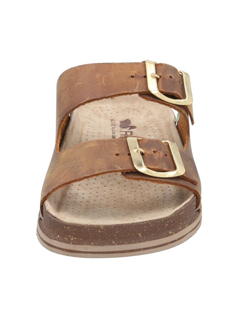 Sandalia Cuero Mujer Rosine Café Rockford