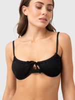 Top Bikini Mujer Delta Negro Bsoul