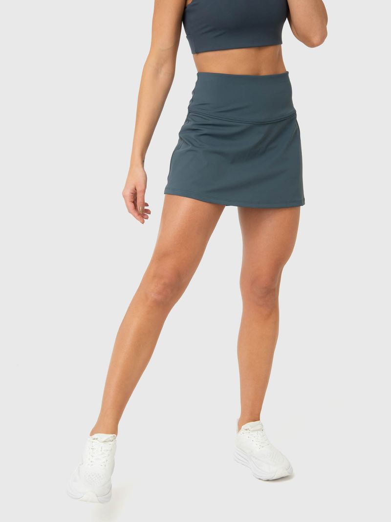 Falda Mujer Court Gris Bsoul