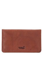 Tabaquera Cuero Unisex Aq Tobacco Case Café Rockford