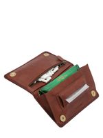 Tabaquera Cuero Unisex Aq Tobacco Case Café Rockford