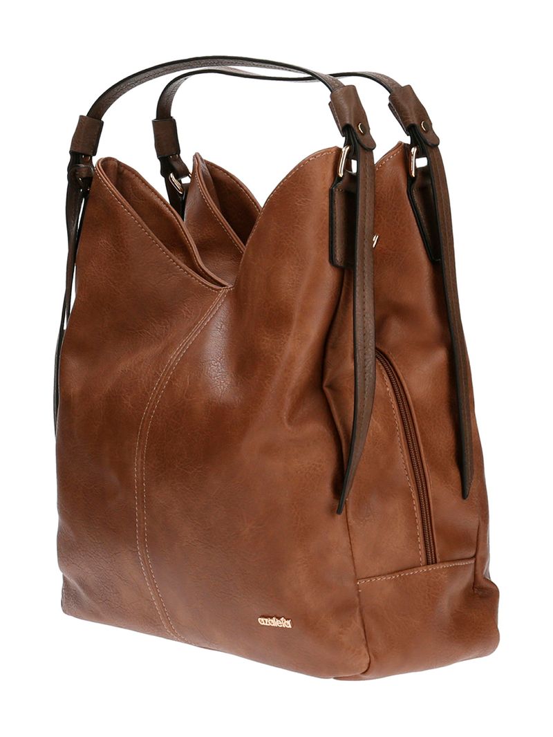 Cartera Mujer Co Giovanni Hobo Café Azaleia