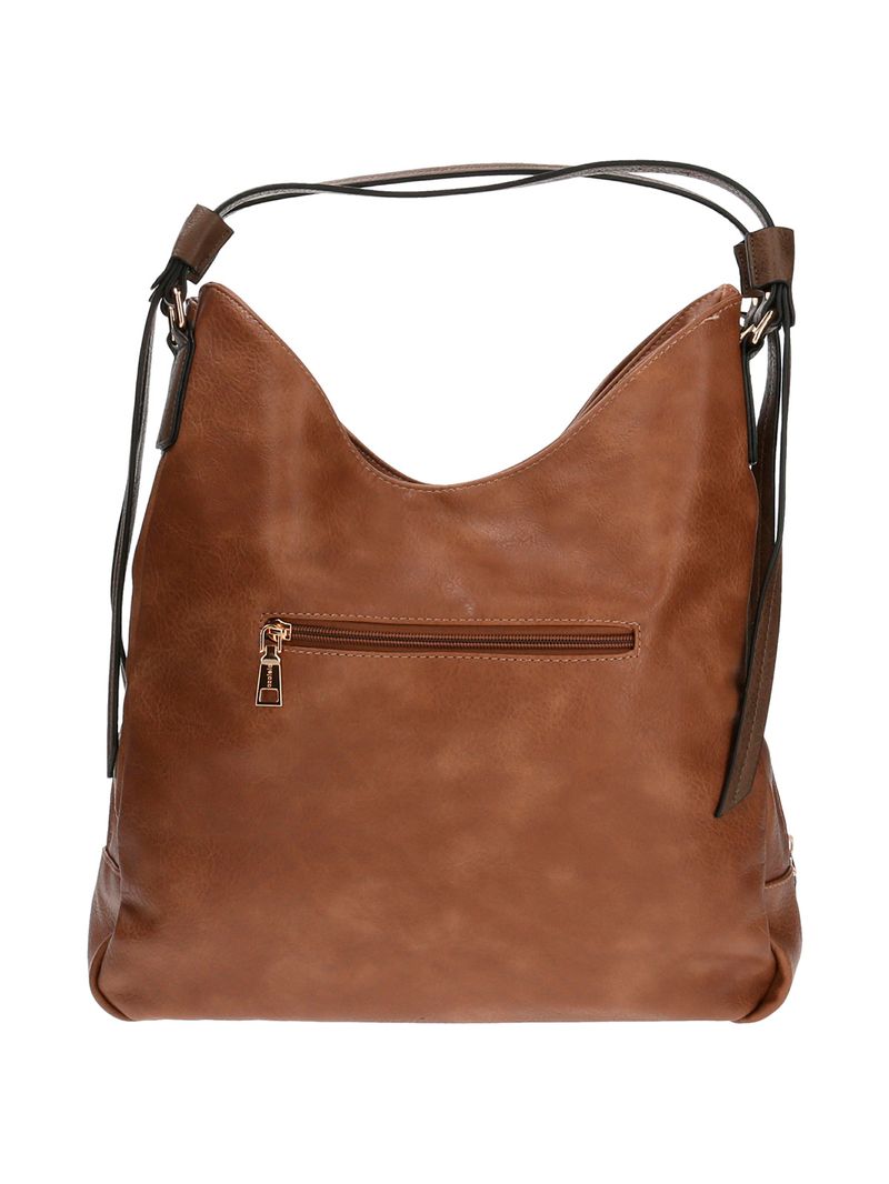 Cartera Mujer Co Giovanni Hobo Café Azaleia