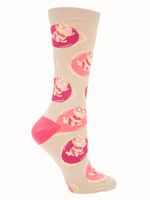 Calcetín Algodón Mujer C Cat Beige/Crudo Azaleia