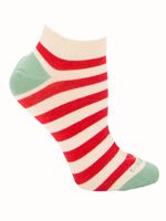 Calcetín Algodón Mujer Ped Line Blanco Azaleia