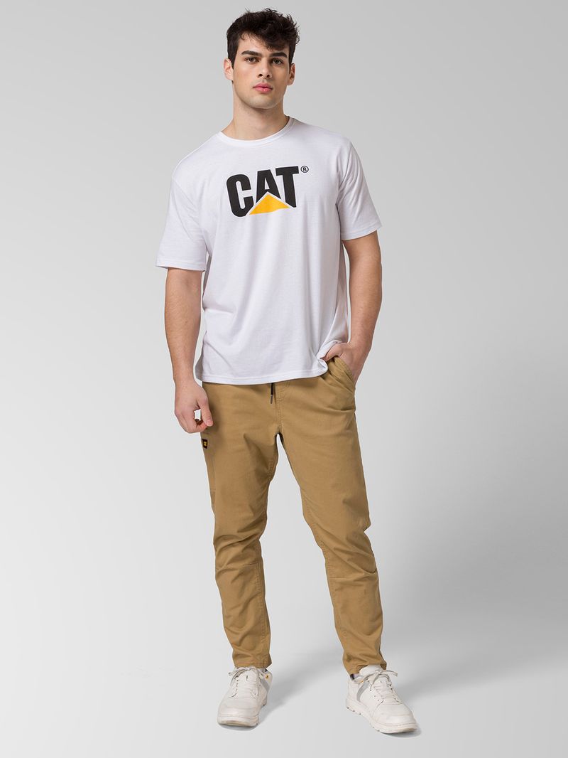 Pantalón Twill Hombre Stretch Utility Beige CAT