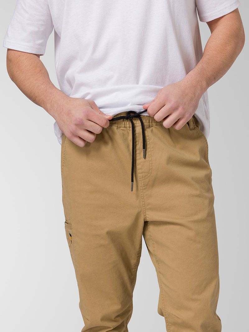 Pantalón Twill Hombre Stretch Utility Beige CAT
