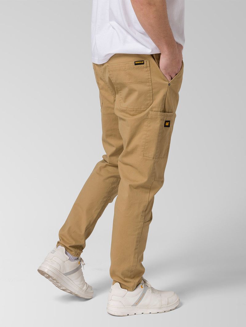 Pantalón Twill Hombre Stretch Utility Beige CAT