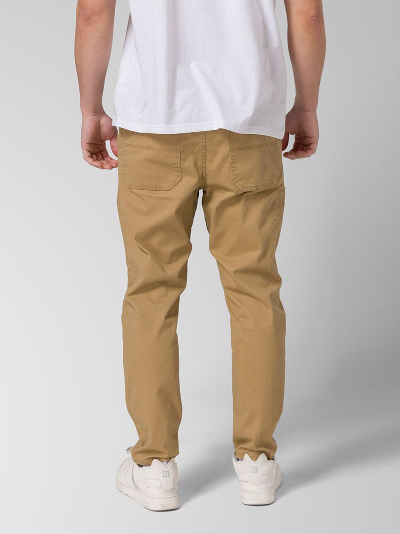 Pantalón Twill Hombre Stretch Utility Beige CAT