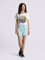 Pantalón Marble Print Short Blue Glow