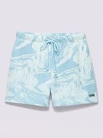 Pantalón Marble Print Short Blue Glow