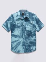 Camisa Viewside Woven SS (8-14 Años) Vans Teal