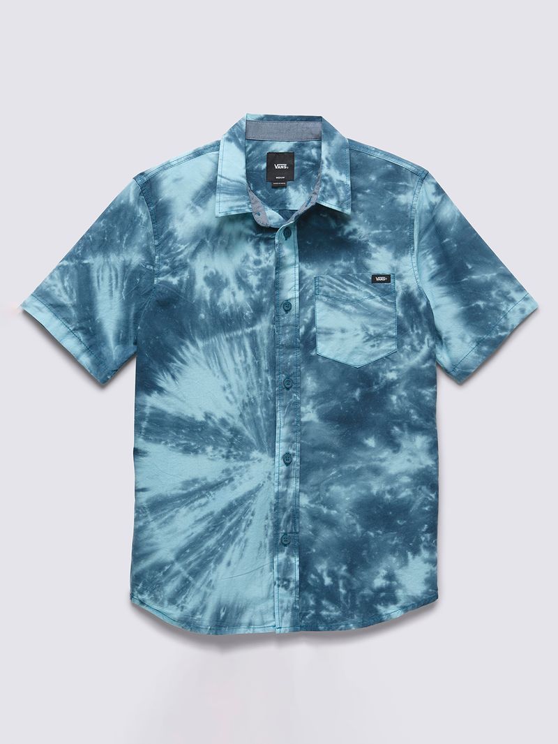 Camisa Viewside Woven SS (8-14 Años) Vans Teal