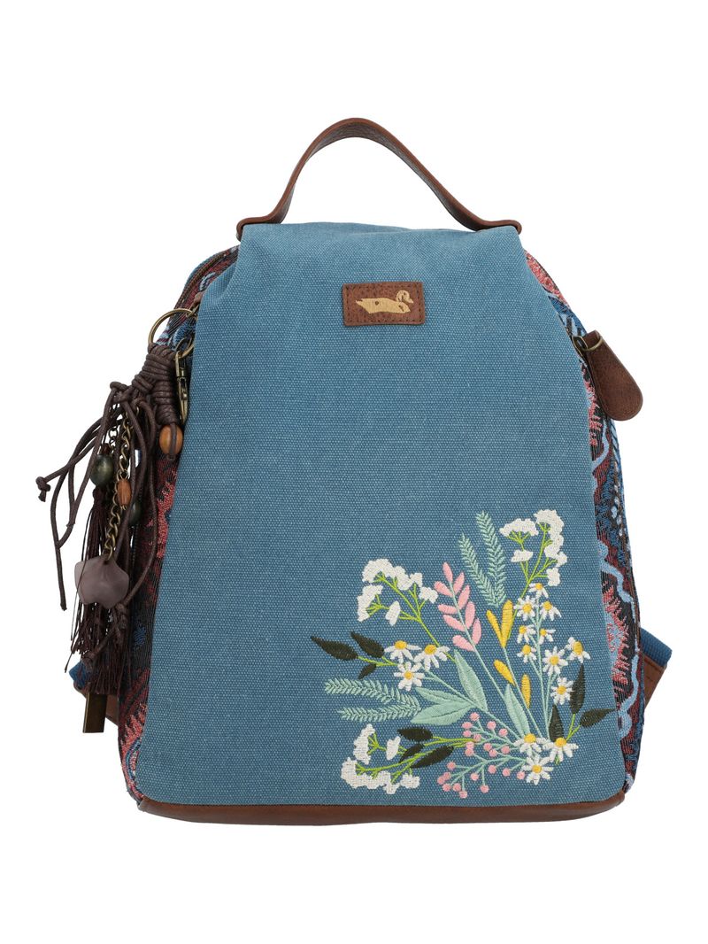 Mochila Textil Mujer Jointi Back Azul Rockford