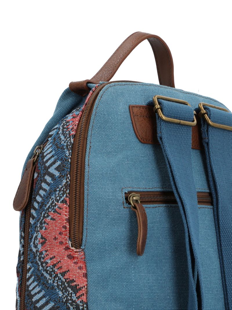 Mochila Textil Mujer Jointi Back Azul Rockford
