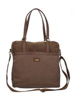 Cartera Textil Mujer Atzi Bag Café Rockford